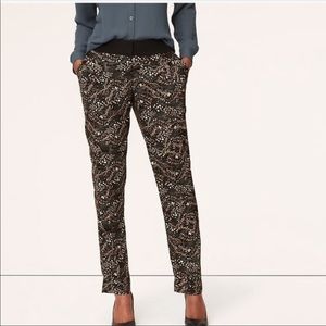 Ann Taylor Loft Floral Marisa Fit Prairie Ankle Pants